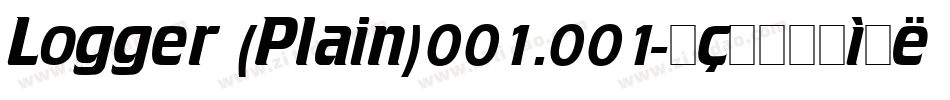 Logger (Plain)001.001字体转换